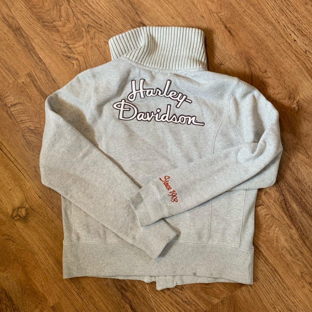 Harley Xl Button Turtleneck Jacket - image 2